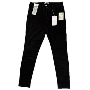 H+H Harmony & Havoc Extreme Stretch Black High Rise Ankle Slim Jeans 10 NWT